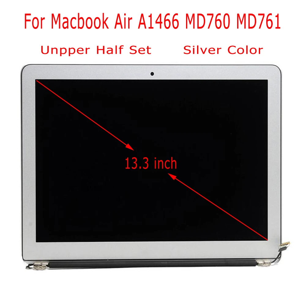 Starde Lcd Di Ricambio Per Macbook Air A1466 Md760 Md761 Display Lcd Touch Screen Digitizer Assembly Unpper Half Set 13.3"