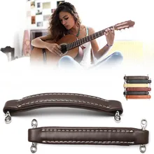 Estilo Vintage de cuero Guitarras Amplificadores asa para guardabarros amperios Guitarras Ukuleles Instrumentos musicales piezas Accesorios