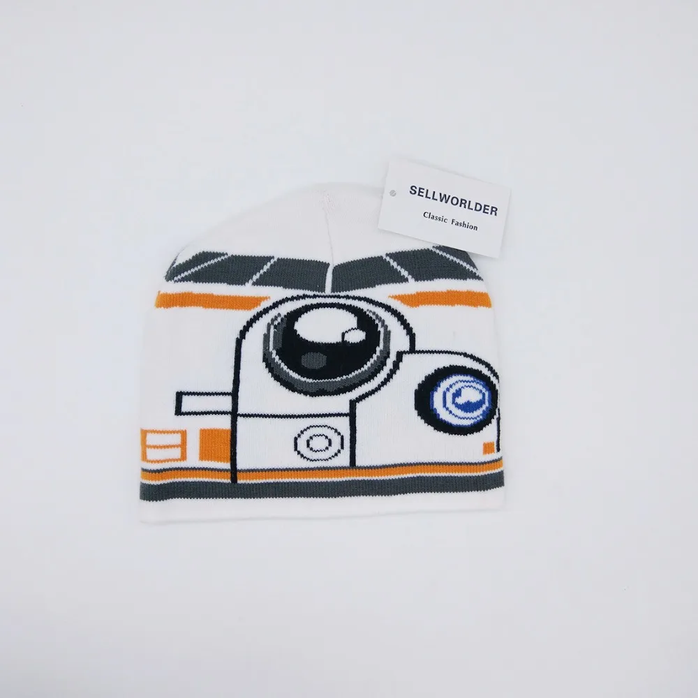 Sellworld/зимняя детская шапка со Звездными войнами и BB-8 персонажами; Skullies& Beanies