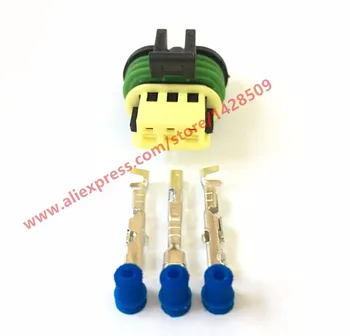 

10 Sets Wire Harness Connector Motorcycle Plug 3 Pin Female Connector Auto