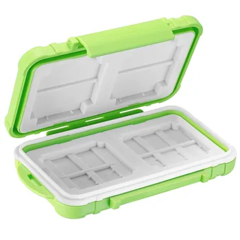 

Neewer 14 Slots Memory Card Case Holder Portable Durable Waterproof Anti-shock Protector Card Box for Micro SD Card/TF Cards/CF