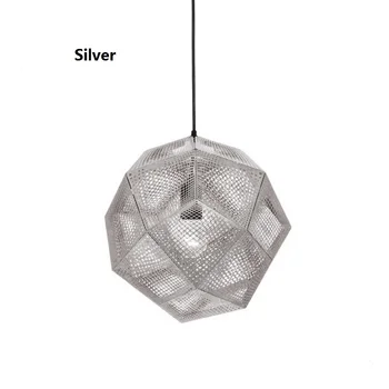 

Modern Etch Designer Lighting Stainless Steel Pendant Light For Bedroom Dinning Room 110-240V Hanglamp Bar Loft lamp vintage