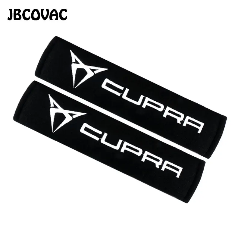 2pcs Car Accessories Auto Stickers Cover Car Styling Case For Seat Cupra Vehicle Logo Leon Ibiza Altea Belt Racing Emblems Badge