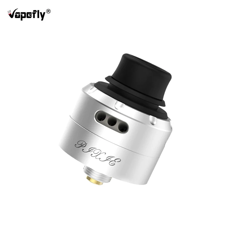 

Original Electronic cigarettes Atomizer Vapefly Pixie RDA Tank single coil bottom feed vape avoid heating and leakproof RDA