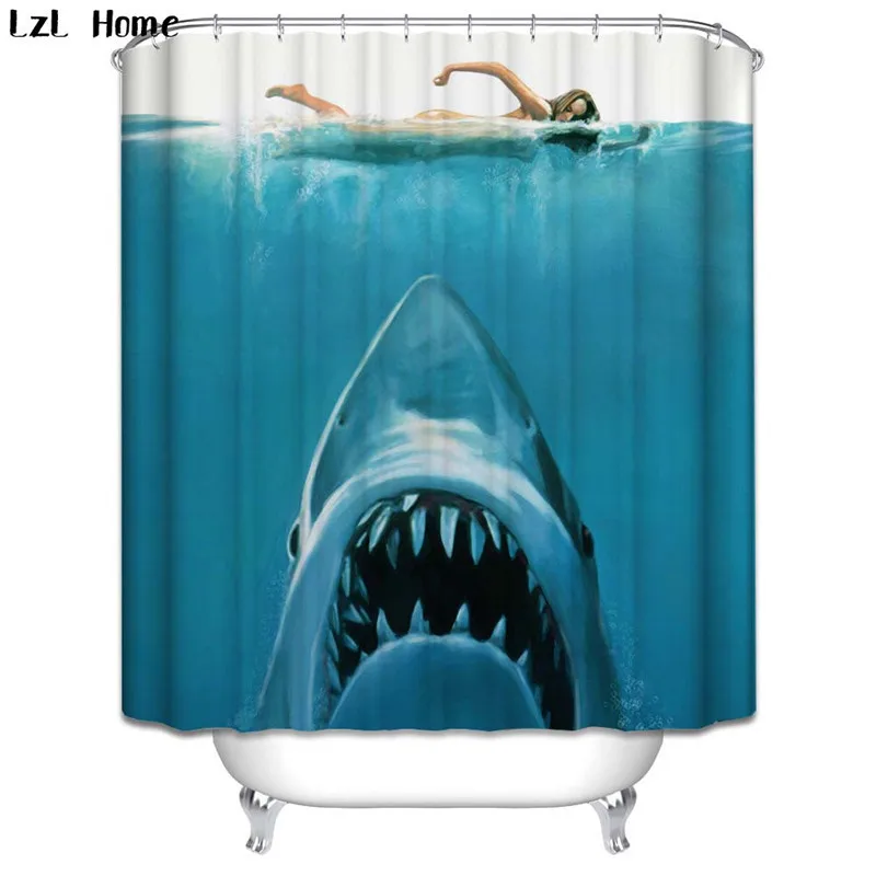 

3d Halloween Shower Curtain Bloody Waterproof Skeleton Bathroom Products Polyester Fabric Washable Skull Bath Curtain Hooks