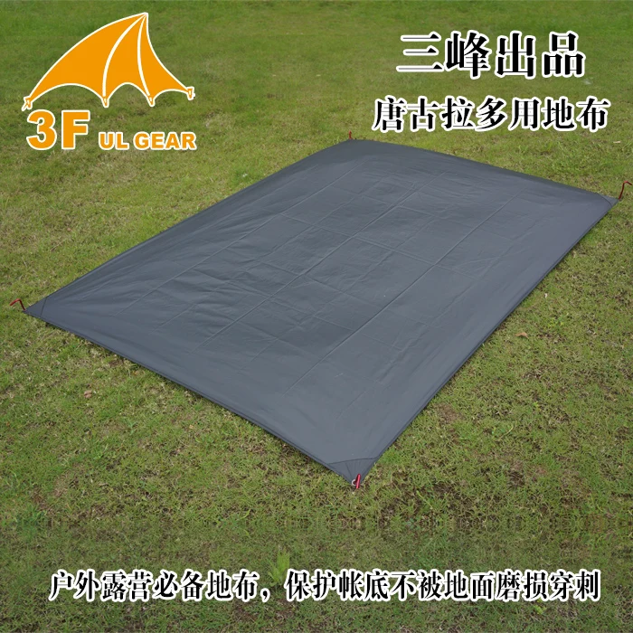 3F outdoor ground cloth wear resistant grid nylon flooring for tents waterproof light weight mat