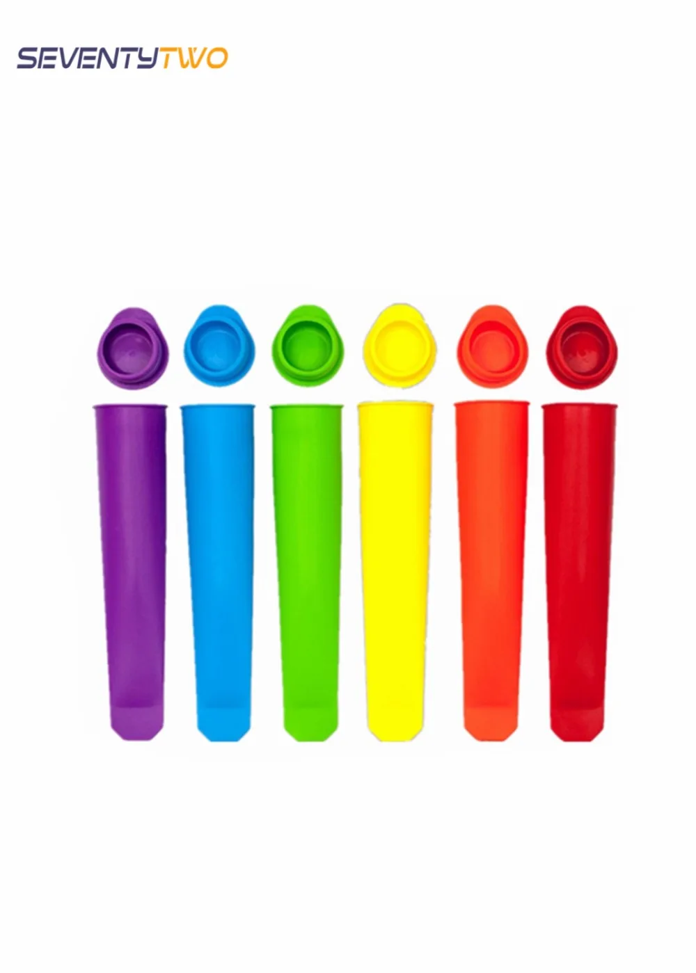 6 Pieces Silicone Ice Stick Molds Form for Cream Maker DIY Summer Frozen Mold Kitchen Tools Popsicle | Дом и сад