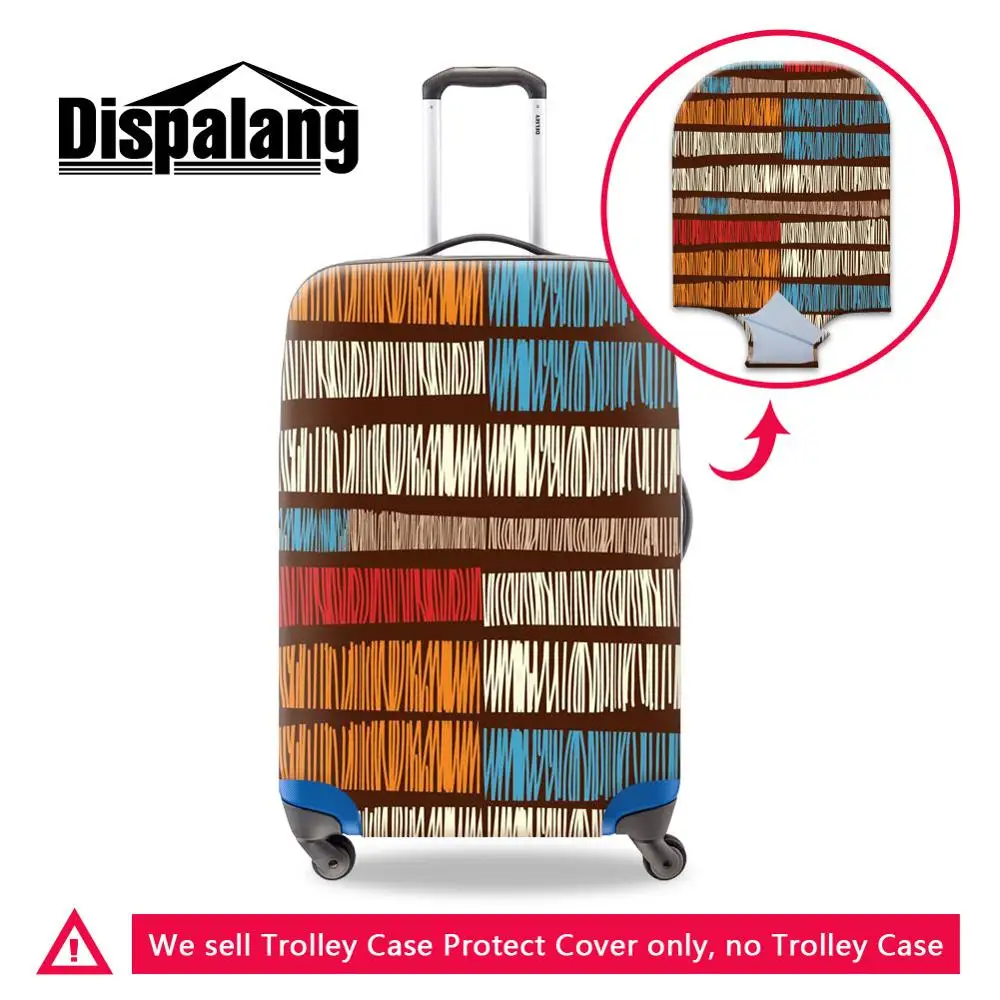 Dispalang самая популярная эластичная тележка чемодан чехол для путешествий пылезащитный чехол для многодюймовых чехлов аксессуары полиэфирная ткань - Цвет: Бежевый