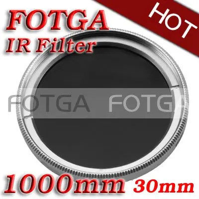 Оптовая продажа ИК фильтр 30 мм 1000 нм инфракрасный рентгеновский для dvd dc dslr