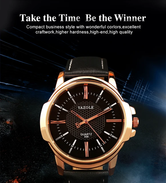Yazole Brand Luxury Famous Men Watches Business Mens Watch Male Clock Fashion Quartz Watch Relogio Masculino reloj hombre 2018 -