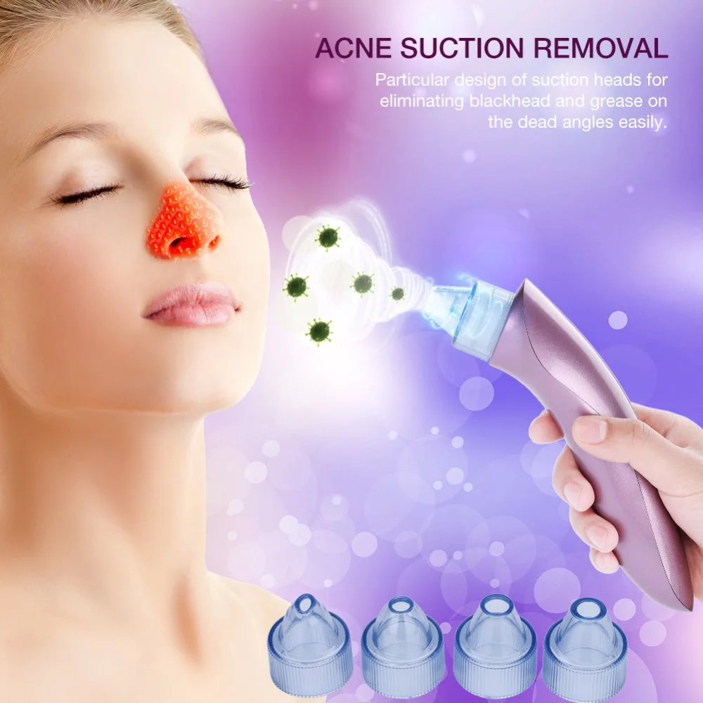 

Blackhead Vacuum Acne Removal Pore Vacuum Cleaner Pore Cleaner Face Skin Care Suction Cleanser Vacuum Extractor Face Massager