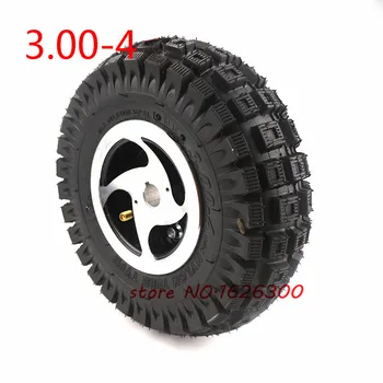 

Size 3.00-4 trye tire with inner tube wheel Alloy Rim hub for 49cc ATV Quad Gas Electric Scooter Smart Knob by Go Kart Highway t