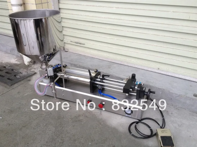 

sinparto paste filling machine(15-250ml)+pneumatic honey cream filler+free shipping +stainless steel+wholesales