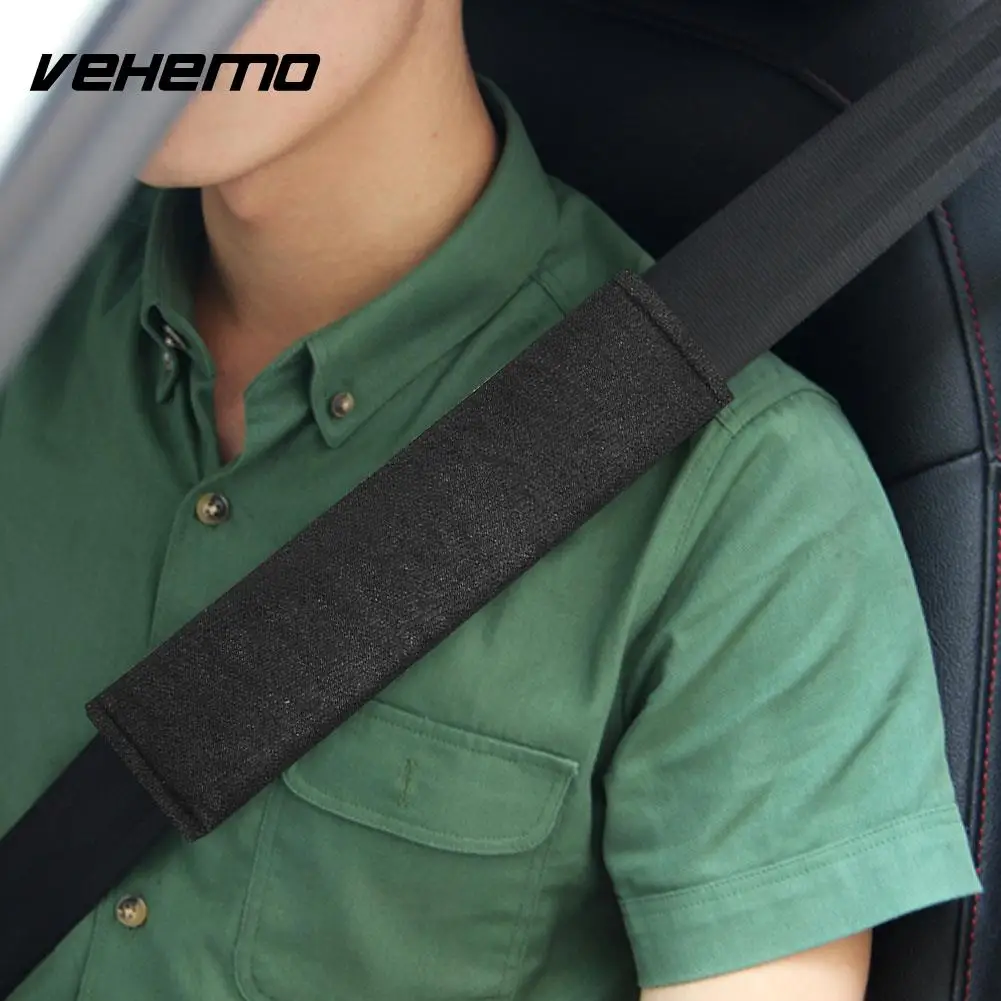 2Pcs Car Auto Van Soft Shoulder Harness Sleeve Plush Safety Seat Belt