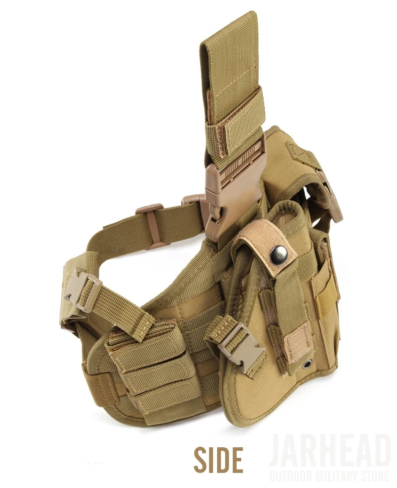 Тактический Molle Drop Leg платформа и пистолет кобура Glock страйкбол Бедро пистолет Регулируемый Торнадо ноги кобура Охота