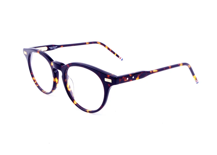 Новые модные женские очки, оправа для мужчин, оправа для очков, бренд Tom, винтажные круглые прозрачные линзы, очки по рецепту