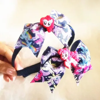 

20pcs Free shipping Girls Unicorn Headbands Unicorn Party Favors Birthday Rose Flower Headband Cosplay Costume