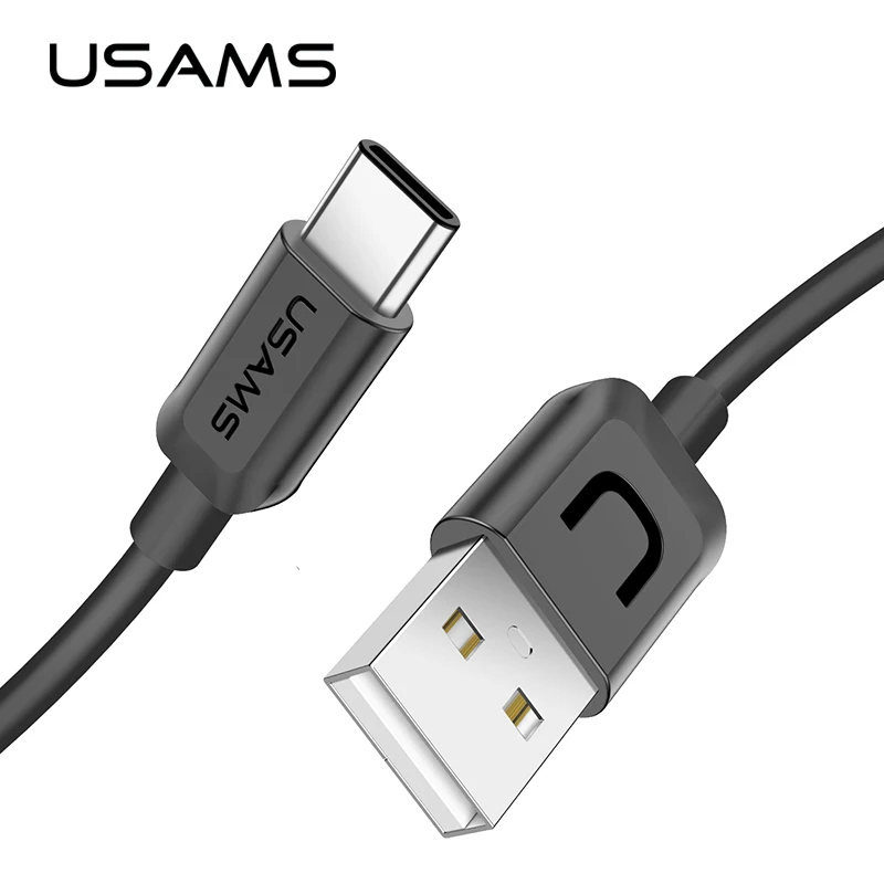 Кабель USAMS USB Type C кабель Type-C для Samsung Gaxaly S8 Plus Huawei Meizu Xiaomi mi6 mi5 mi4 oneplus 5 USB-C зарядный |