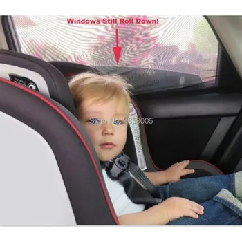 

2Pcs/Set Car Window Curtain Retractable Valance Sunshade UV Sunscreen for hyundai tucson alfa romeo 147 ford mondeo mk3 golf mk5