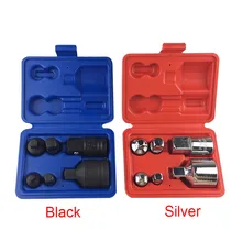 1/4 3/8 1/2 Ratchet Wrench Adapter Chrome Vanadium Steel Sleeve Adapter Drive Socket Converter Wrench-sleeve Joint Converter 13pcs allen key bit sockets 1 4 3 8 1 2 drive chromium vanadium steel mirror polished ratchet wrench sockets bits set