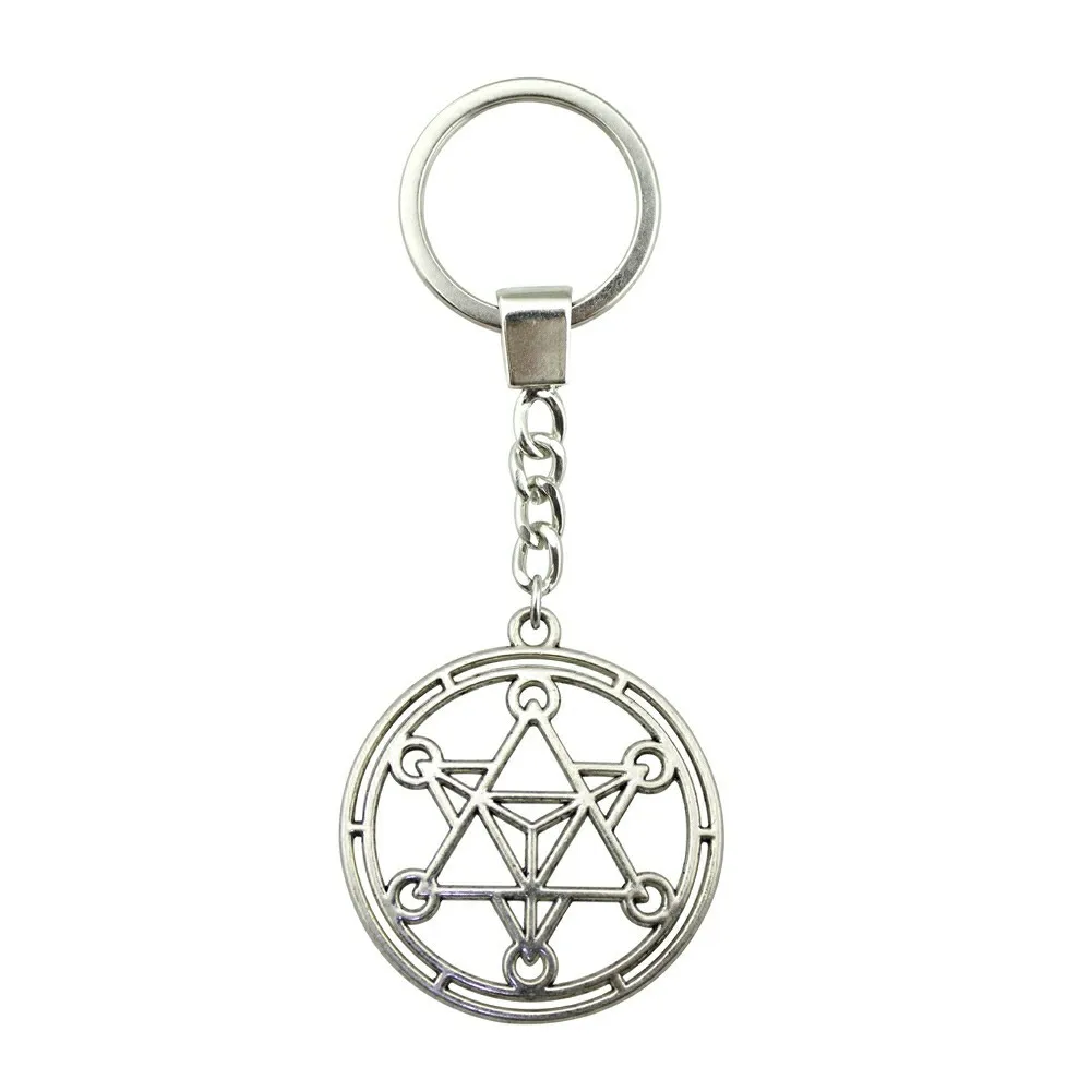

45x40mm Magic Array Pattern Key Ring 2019 New Fashion Metal Key Chain Party Gift Dropshipping Jewellery