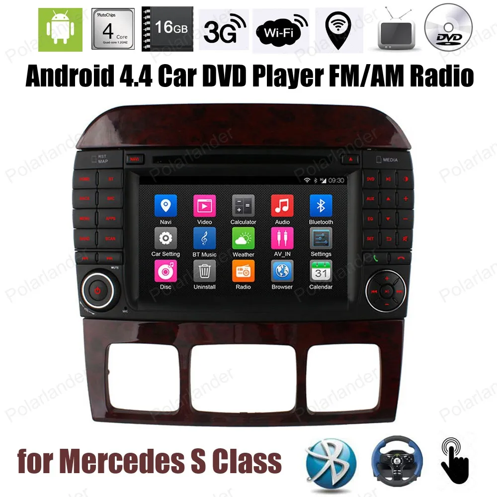Android4.4 автомобильный DVD четырехъядерный процессор поддержка BT 3G WiFi GPS OBDII MirrorLink DTV
