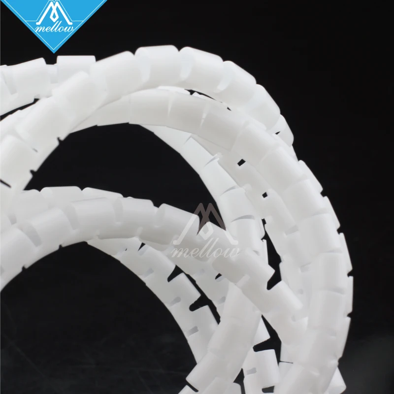 3D принтер RepRap спиральный оберточный кабель корпус огнестойкий длина 2 м ID 8 мм