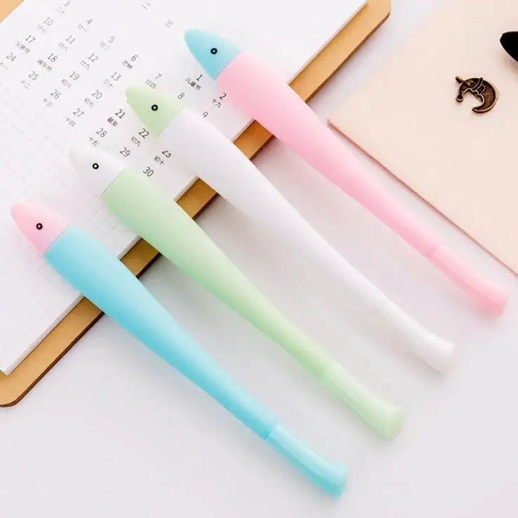 Ellen Brook, 1 шт., Корейская Милая Канцелярия, ручка для рыбы, рекламная гелевая ручка, школьные модные милые офисные принадлежности, подарок - Цвет: Random Color