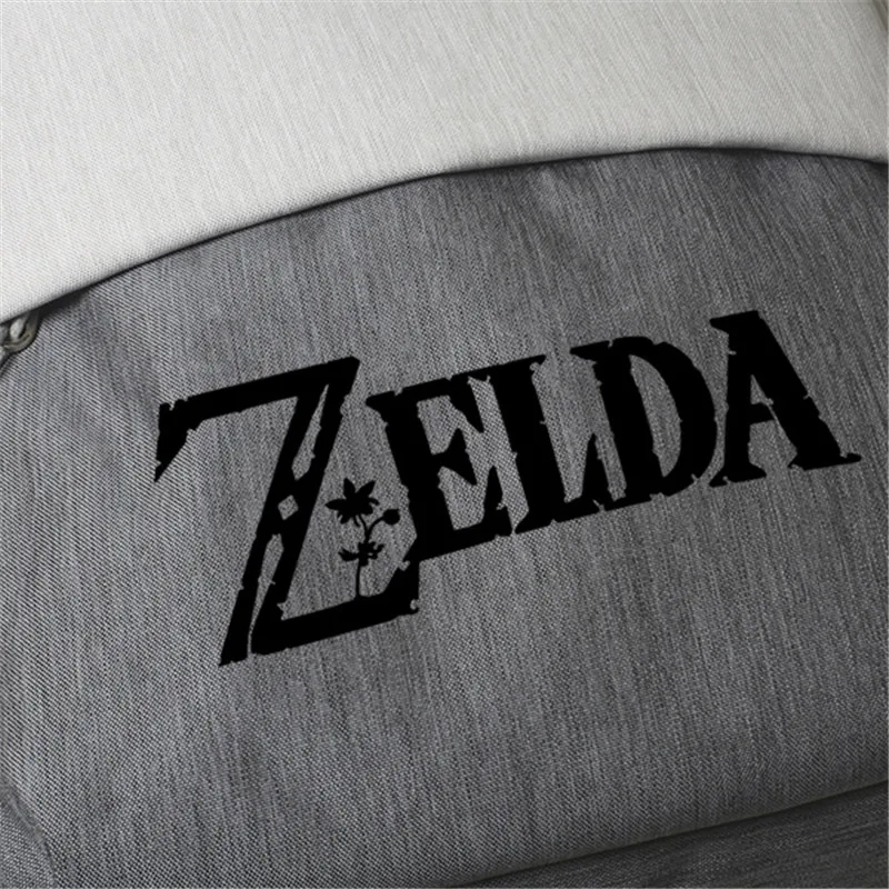 Легенда о Зельде игровой мужской рюкзак Zelda холщовый рюкзак с принтом USB интерфейс ноутбук школьный рюкзак