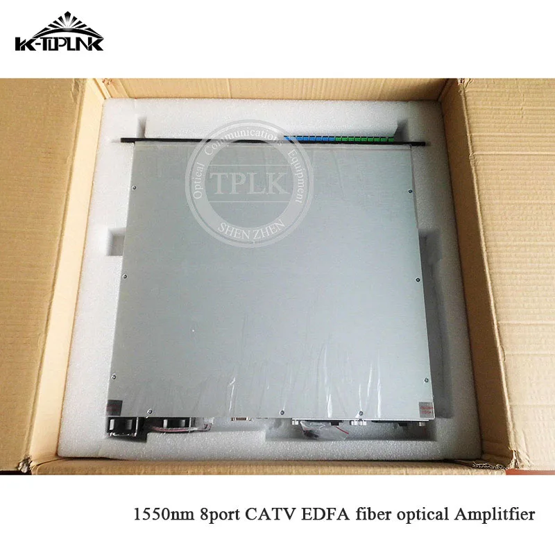 CATV EDFA Волоконно-оптический усилитель 1310/1490/1550 WDM 1550nm 1U/80 W 8port* 18dbm sc/apc, sc/upc оптический адаптер высокой мощности волоконно-оптический усилитель