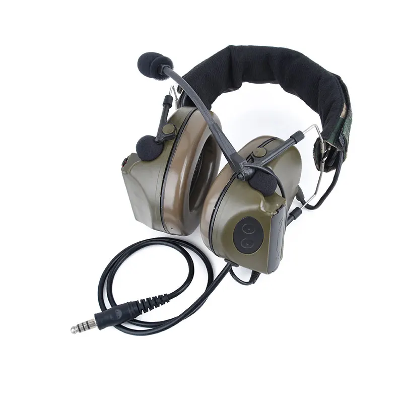 

ZComtac II Combat Helmet Headset Z041 Noise canceling Military Standard Plug Fits PASGT helmet noise canceling headphone