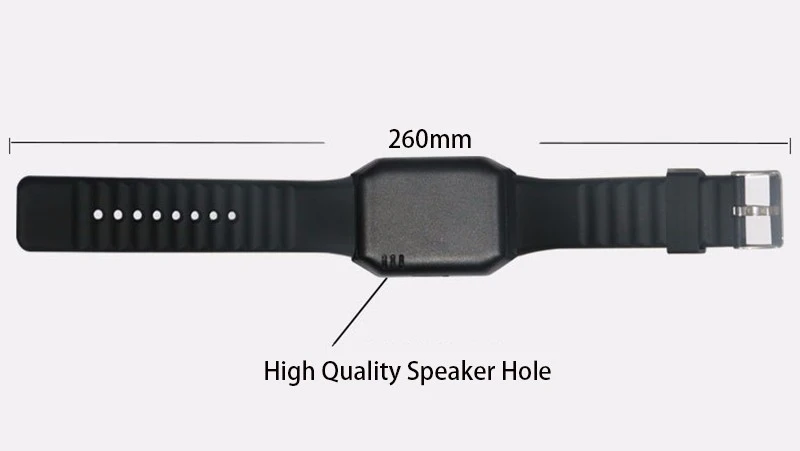 Bounabay Камера аналоговый Дисплей Bluetooth умный человек часы для телефона Android Мужские