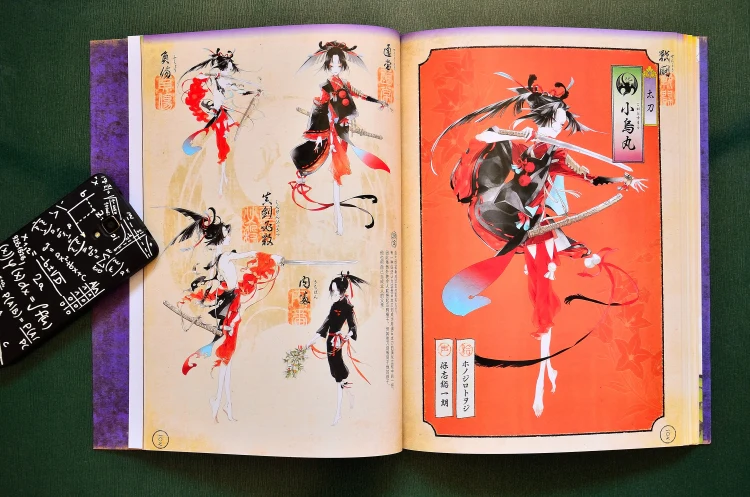 Япония Nitroplus: художественная книга Touken Ranbu 2 Kenran Zuroku Artbook наклейка каталог иллюстрации альбом картинки коллекция лимит