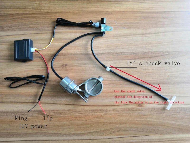 vacuum valve installation