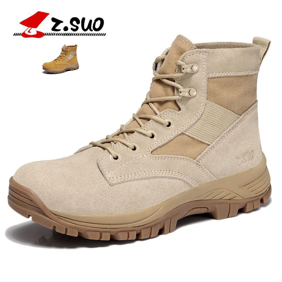

Zosuo Casual Men'S Fashion Martin Boots Leather Desert Boots Men'S Boots Suede Men Boots ZS157