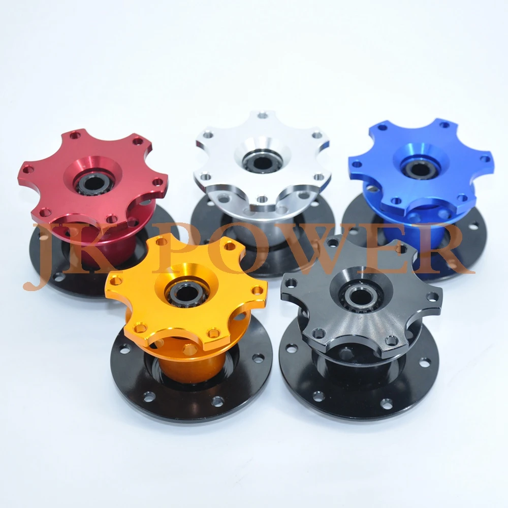 

JK Racing Formula 6 Hole Universal Racing Aluminum Steering Wheel Quick Release Hub Adapter off Boss Kit