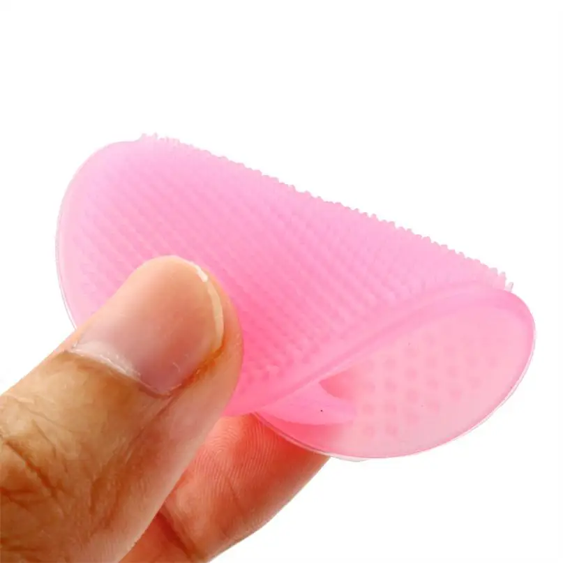 OutTop Новинка 1 шт Волшебный силиконовый косметический моющий коврик, отшелушивающий для лица, щетка для чистки лица, Прямая поставка F3.15 - Цвет: Pink