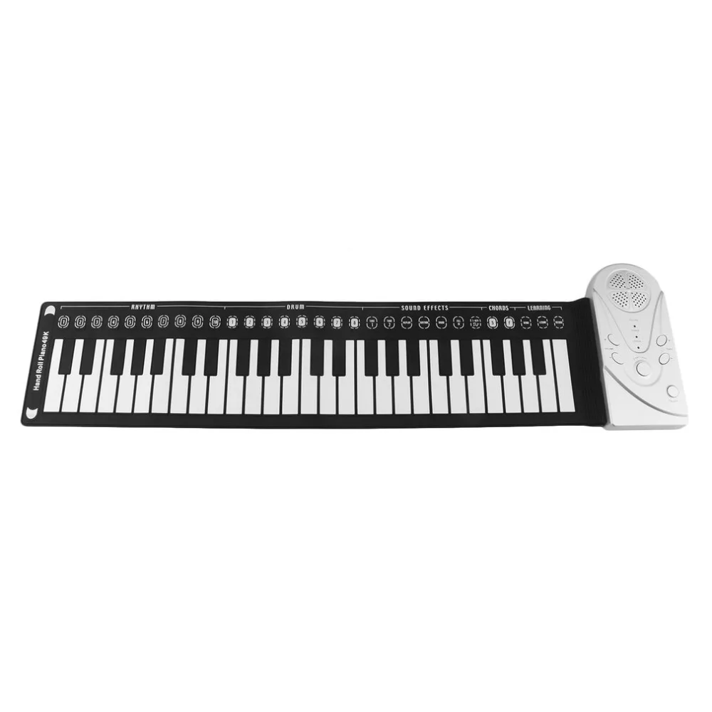 49 клавиш цифровая клавиатура фортепиано ручной рулон электронный фортепианный коврик с динамиками гибкий силиконовый подарок для детей студентов