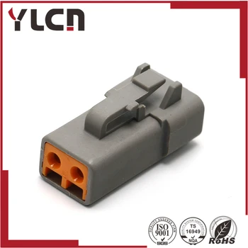 

Free shipping 2 Pin Waterproof Automotive Connectors of DTP series,DTP06-2S