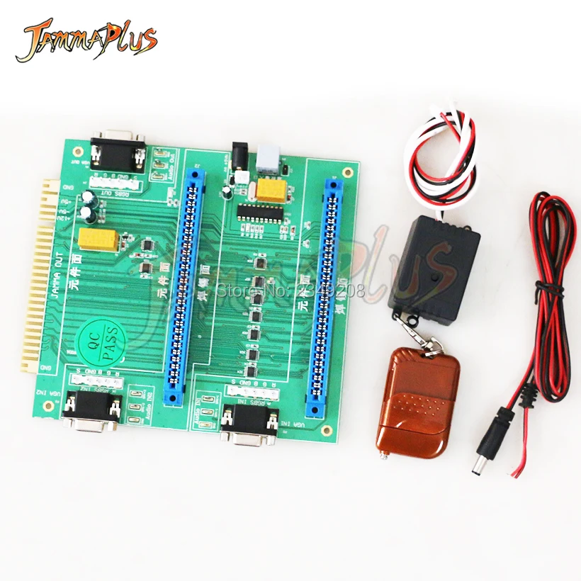 

GBS-8118 28pin Jamma 2 in 1 Switch Board Arcade Game PC Board Cutover Remote Control JAMMA Switcher D5271A