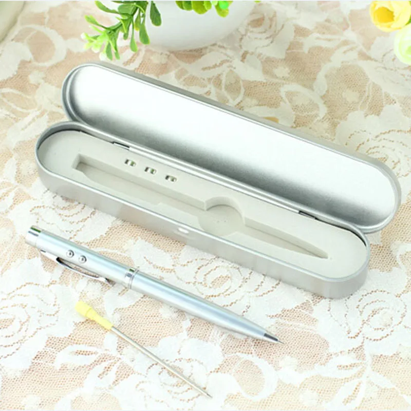 High Quality Business LED Ball Point Pens with Box Gift Pen Setball
