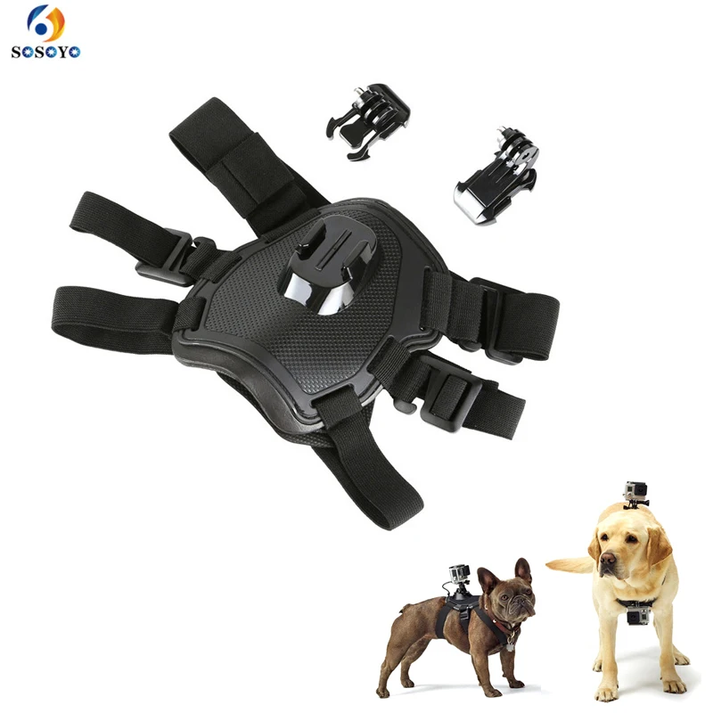 

Adjustable Fetch Dog Harness Chest Belt Strap Mount for GoPro Hero 7 5 6 4 3 3+ SJCAM Xiaomi Yi Action Camera Accessories