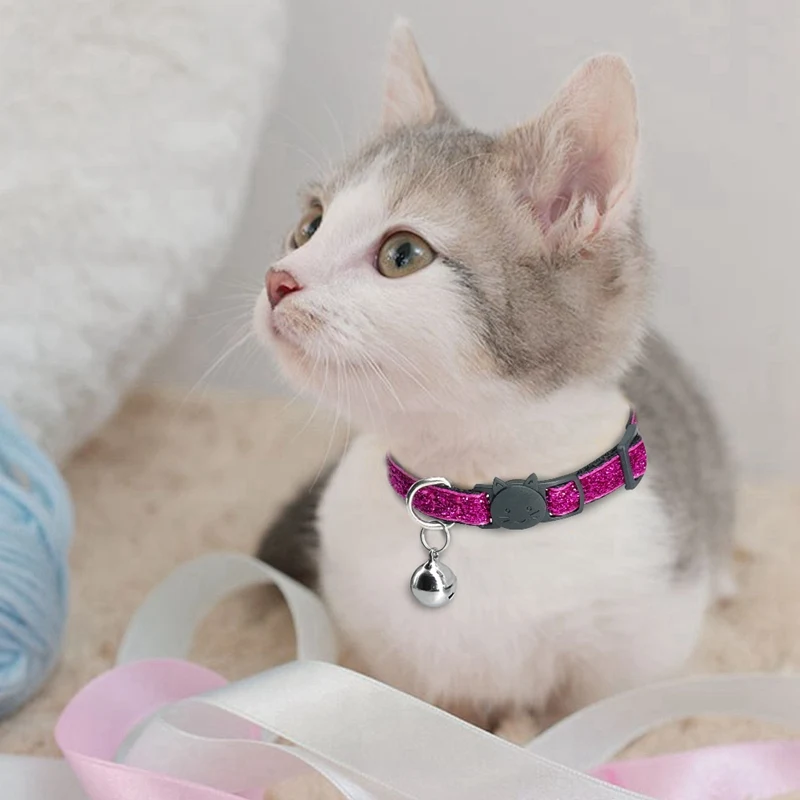 Pet Products Dog Collar For Cats Pet Products Cat Dog-Collar Small Puppy Dogs Cat Collars Leash Harness Supplies Accessories PQ005 (6)