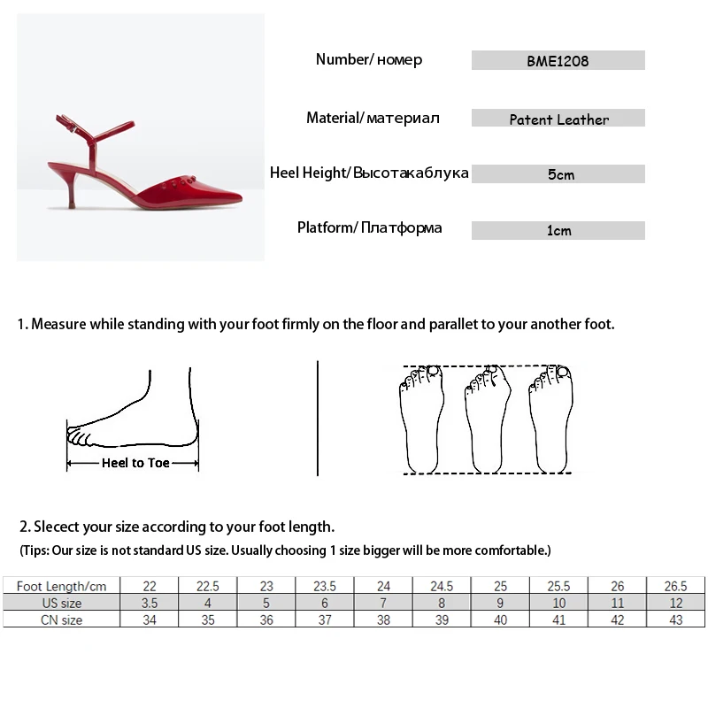 Baimier/летние женские босоножки на высоком каблуке с заклепками; красные женские туфли-лодочки из лакированной кожи; пикантные женские свадебные туфли с острым носком и ремешком на щиколотке