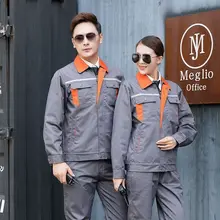 Новинка, мужской костюм, износостойкий, для мастерской, авто ремонт, комбинезоны, костюм, рабочая Повседневная Удобная одежда