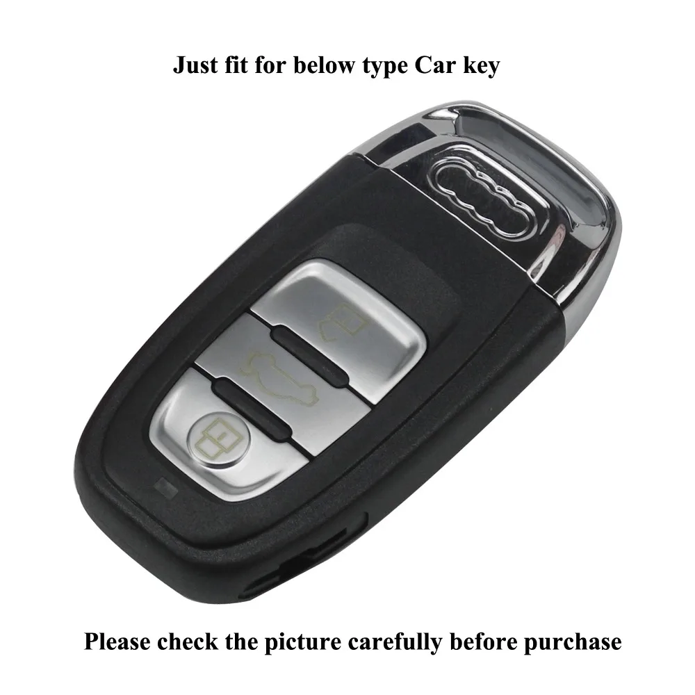 Силиконовый чехол для ключей защиты Audi A4 S4 B7 B8 A6 A5 A7 A8 Q5 S5 S6 Q7 Smart Remote автомобилей