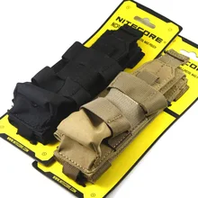 1PC best price NITECORE NCP40 Tactical Holster Flashlight Holder Bag 1000D Professional Nylon Hunting Equipment Outdoor 2 Colors nitecore bp20 outdoor tactical 20l every day backpack wear proof 1000d nylon fabric water resistant coating man bag free shiping