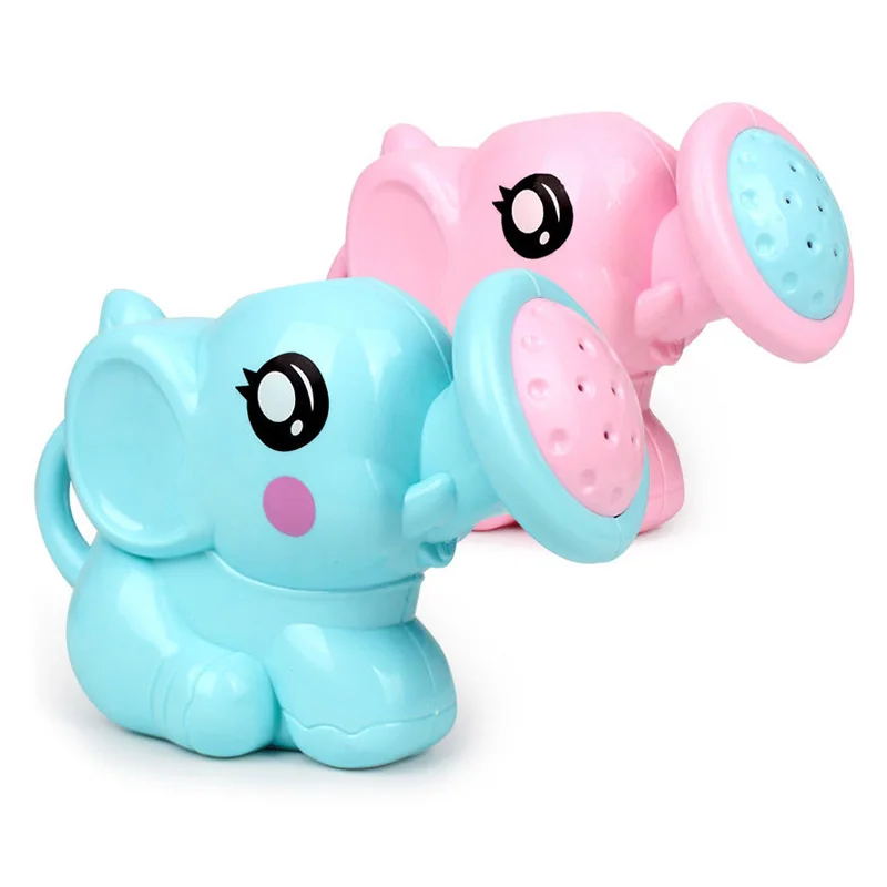 

Cute Small Elephant Watering Pot Baby Bath Toy Beach Play Water Sand Tool Toys Gift for Kids Baby Bath Shower Tool Water Toys