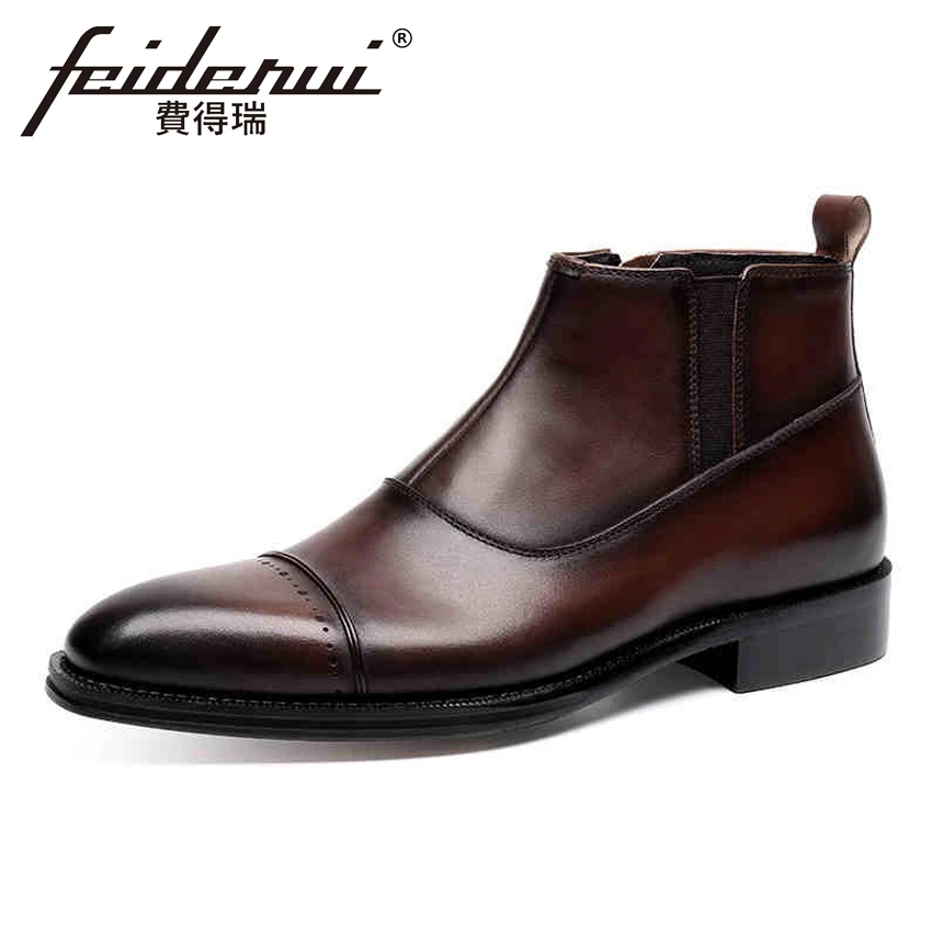 carved leather boots