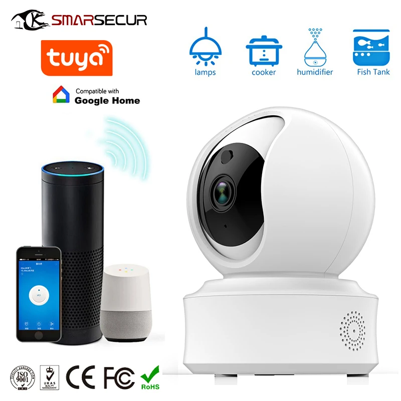 

IP Camera Home Security Two Way Audio HD 1080P Wireless WiFi Camera 2MP Night Vision